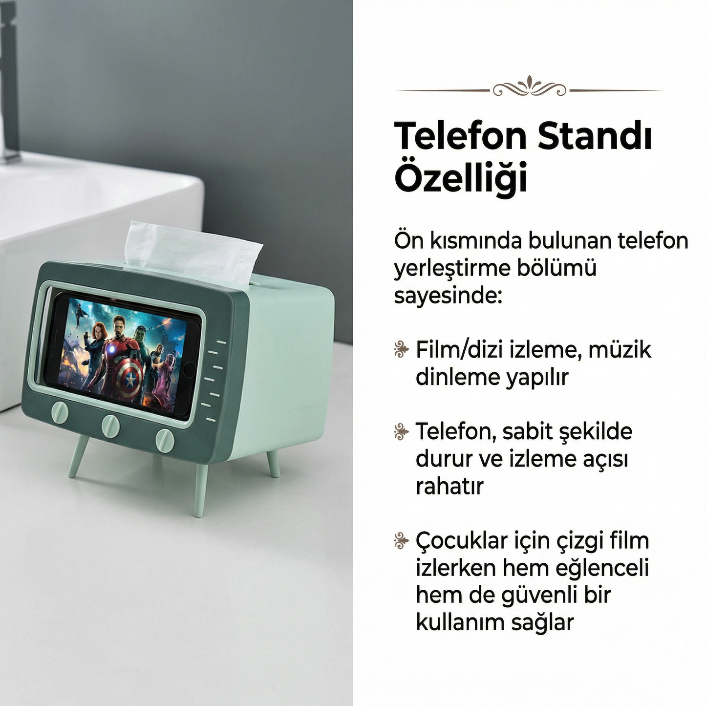 Think I Peçetelik + Telefon Standı